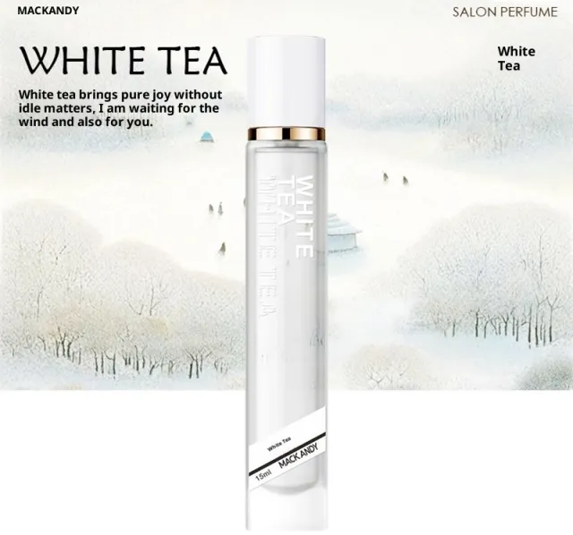 Luxury Series Designer Salon Perfume 15ml Natural Light Fragrance White Tea - Shop at LoveMi