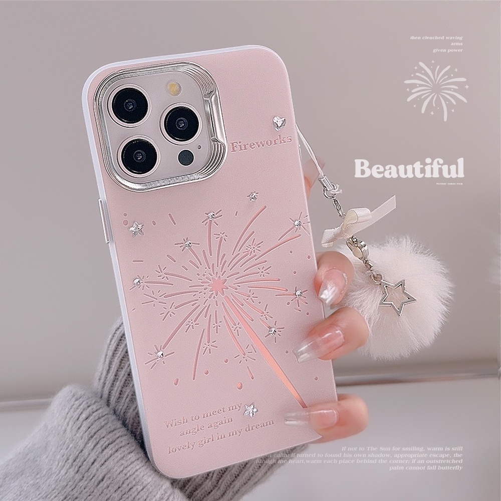 Fairy Wand Fireworks Lanyard Laser Phone Case Fairy Wand Fireworks Lanyard Laser Phone Case