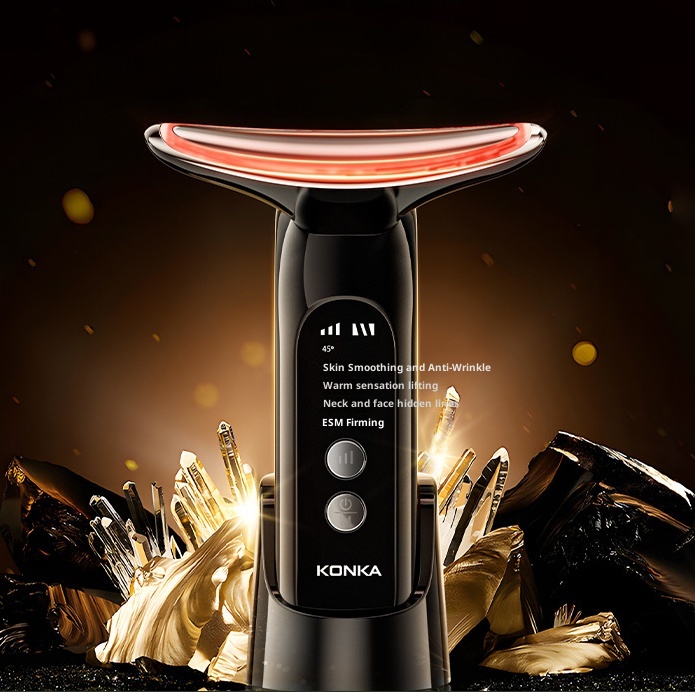 Multifunctional Hot Compress Vibration Massager For Removing Neck Wrinkles