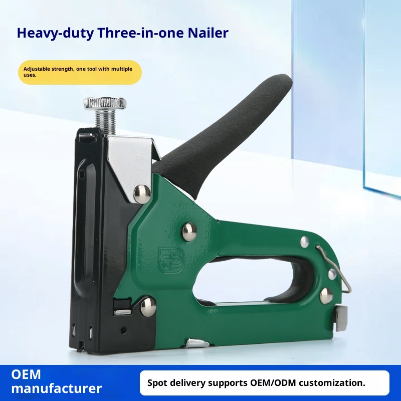Manual Heavy-duty Three-purpose Nail Gun For Home Use