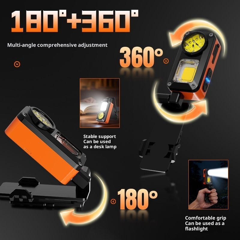 Waterproof Rechargeable Head-mounted Fishing Mining Lamp Outdoor