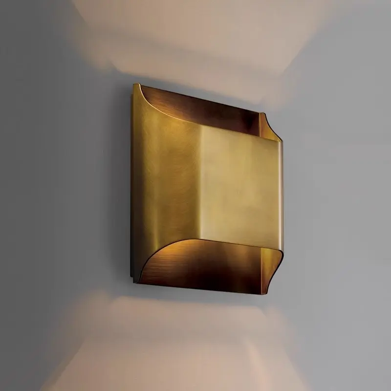 Modern Minimalist Background Wall Staircase Full Copper