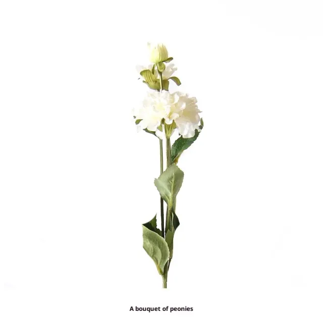 Jewelry Display Stand Roman Travertine Necklace Stand Photo Frame Earring Stand A Bunch Of Peony - Shop at LoveMi