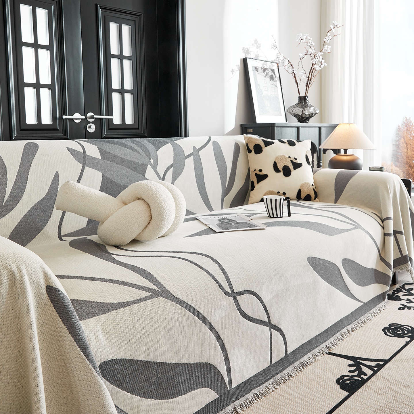 Simple And Sophisticated Thickened Sofa Cover Blanket