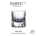 Diamond Patterned Wine Glass
