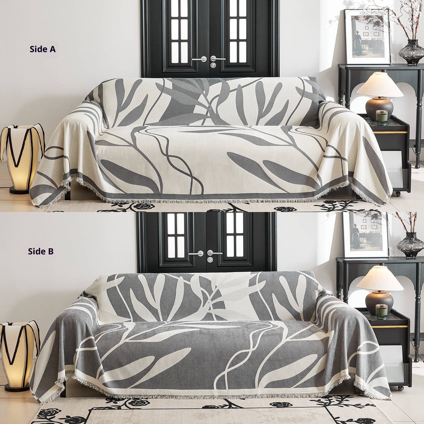 Simple And Sophisticated Thickened Sofa Cover Blanket