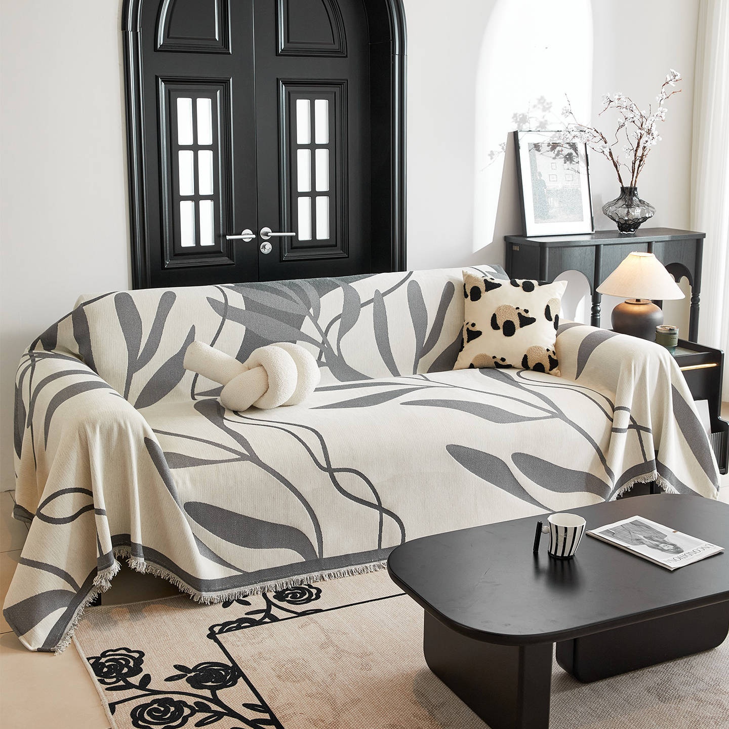 Simple And Sophisticated Thickened Sofa Cover Blanket