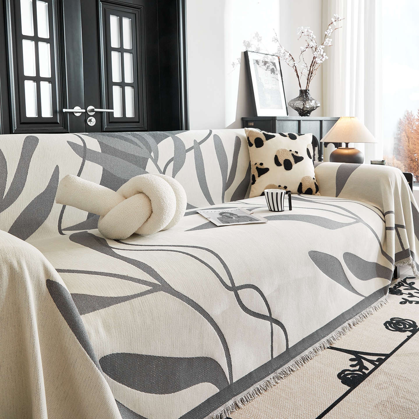 Simple And Sophisticated Thickened Sofa Cover Blanket