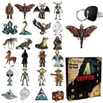Hidden Arrival Calendar Unwrapping The Unknown Christmas Gift Acrylic Countdown Calendar Blind Box