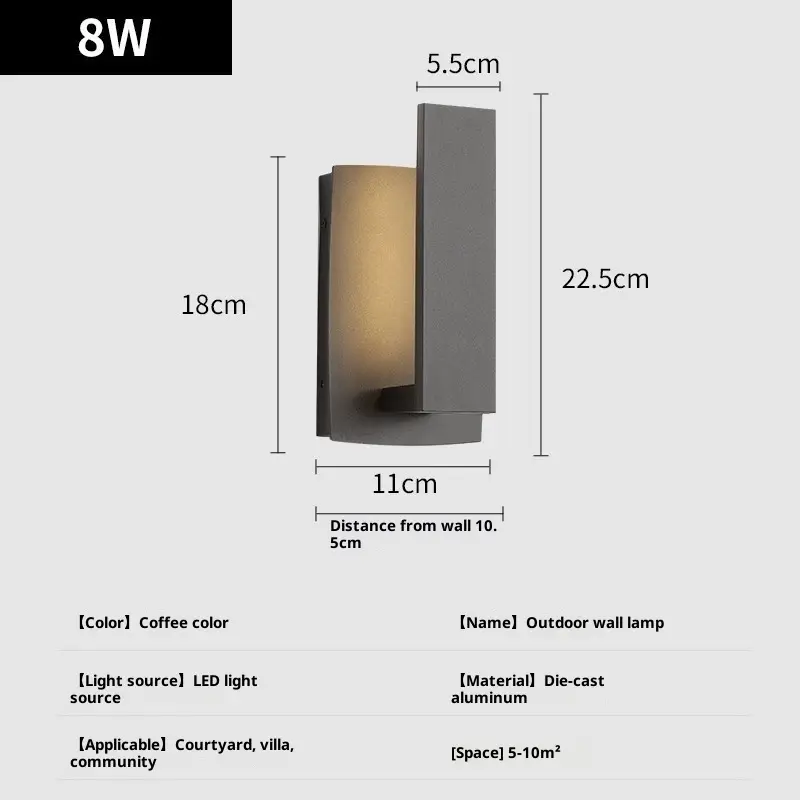 Outdoor Wall Light Outdoor Villa Balcony Light