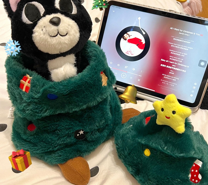 Peluche de Noël teckel et loutre — Collection Wish 25 cm 5