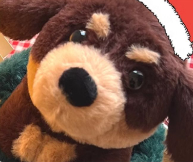 Peluche de Noël teckel et loutre — Collection Wish 25 cm 8