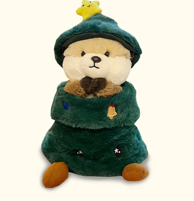 Peluche de Noël teckel et loutre — Collection Wish 25 cm 7