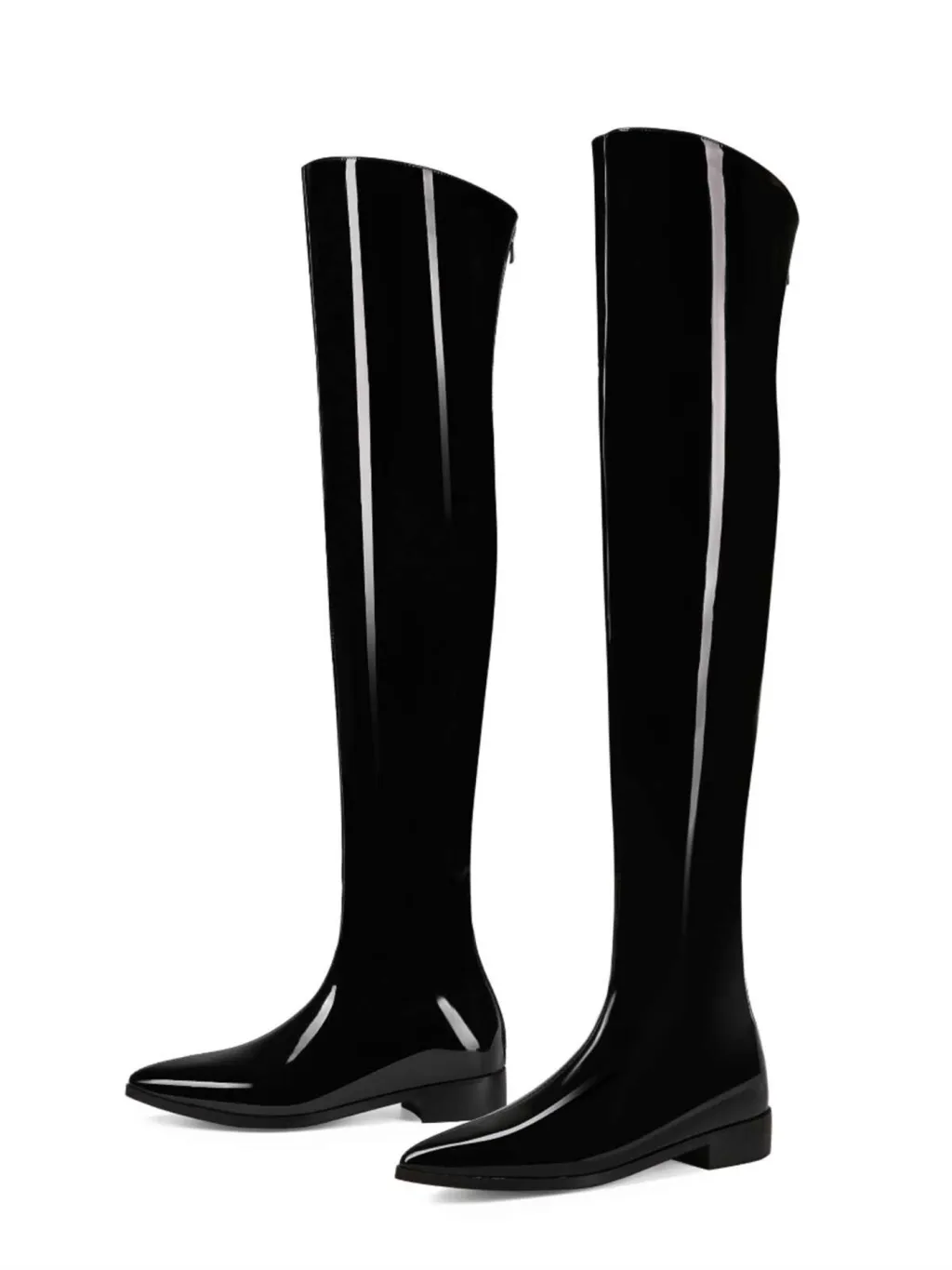 Bar Catwalk Tall Fashion Boots Girl - Black