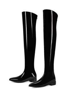 Bar Catwalk Tall Fashion Boots Girl - Black - View 1