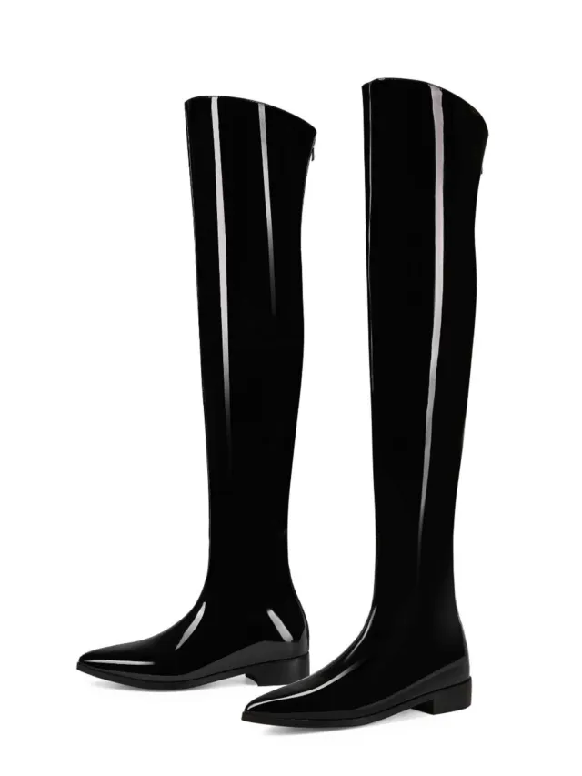 Bar Catwalk Tall Fashion Boots Girl Black - Shop at LoveMi