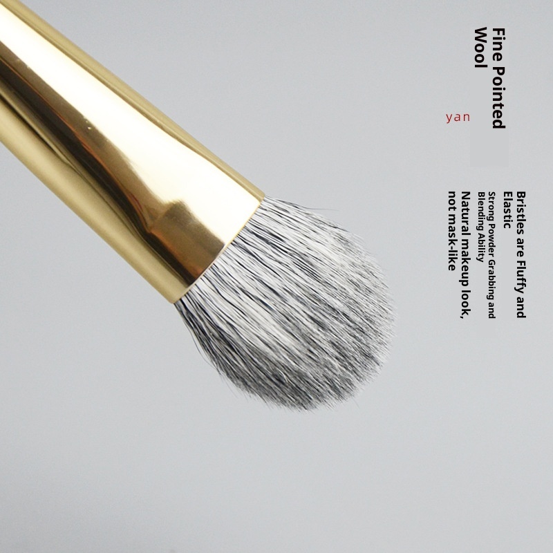 Heart-shaped Highlighter Brush Tongue-shaped Blending Blush Brush Makeup 3