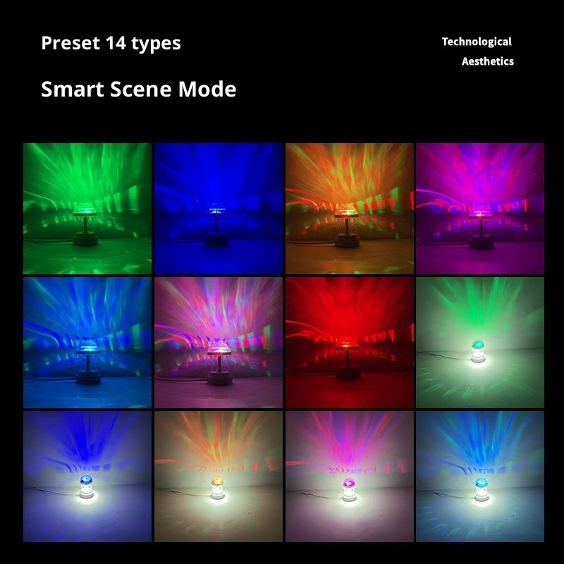 Jellyfish Atmosphere Night Light Colorful Creative Mood Light - Image 1