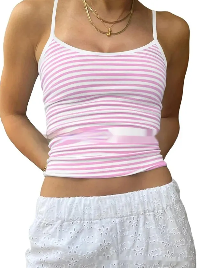 Slim fit Vest Hot And Sexy Inner Wear Or Outerwear Tank Top Pink - Shop at LoveMi