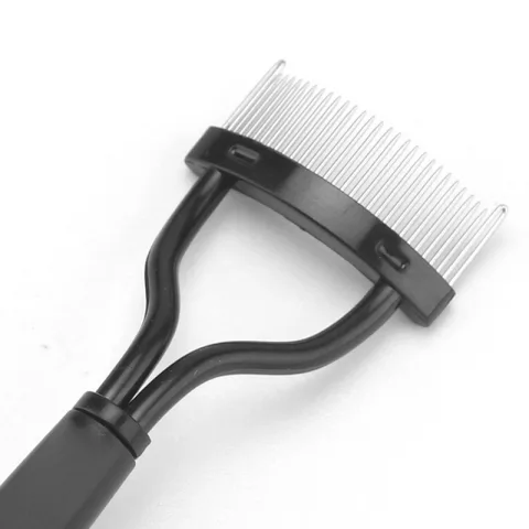 Portable Semi-arc Stainless Steel Needle Eyelash Brush