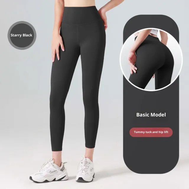 Fitness High Waist Butt Lifting Elastic Sports Running Casual Yoga Pants Xingyao Black - Shop at LoveMi