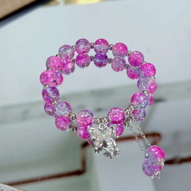 Fashion Jewelry Fairy Butterfly Broken Beads Bracelet Female Special interest Design M1334 - Shop at LoveMi