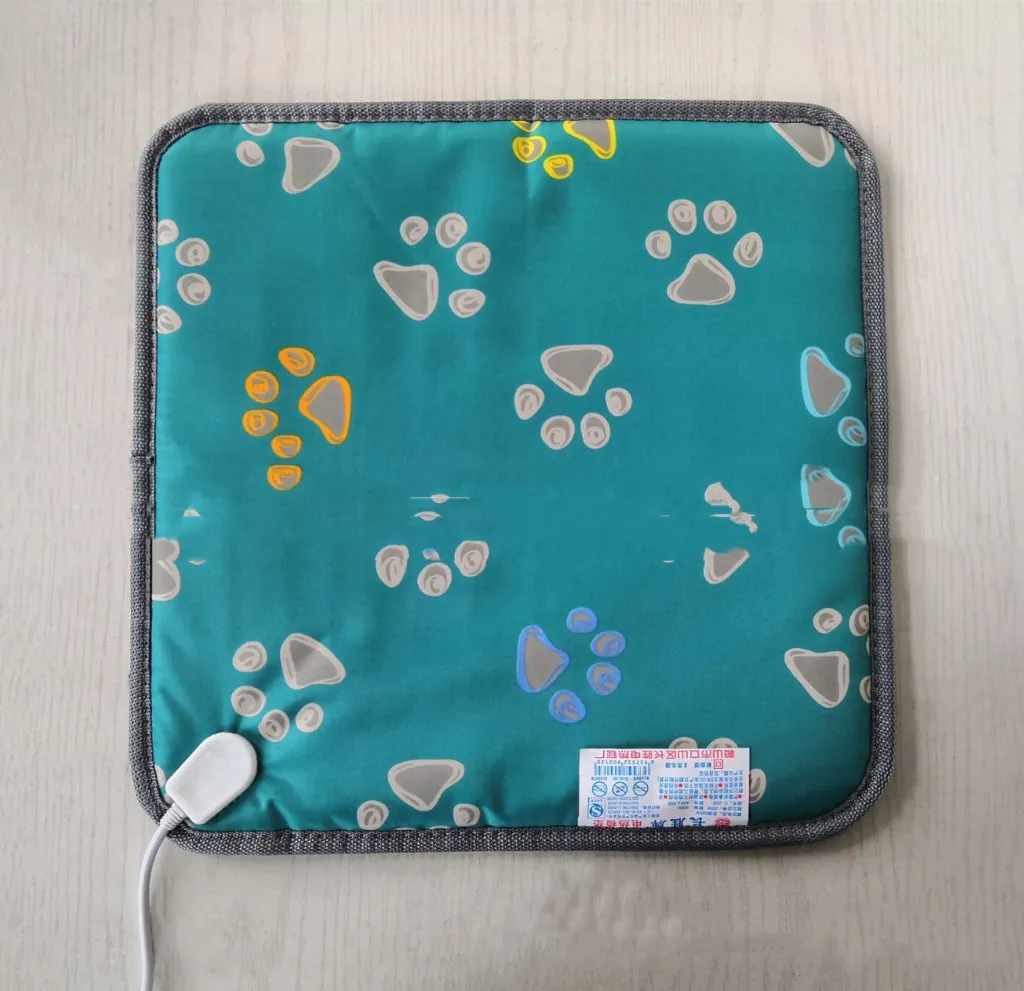 Smart Timed Pet Electric Blanket Leather - Blue Footprint