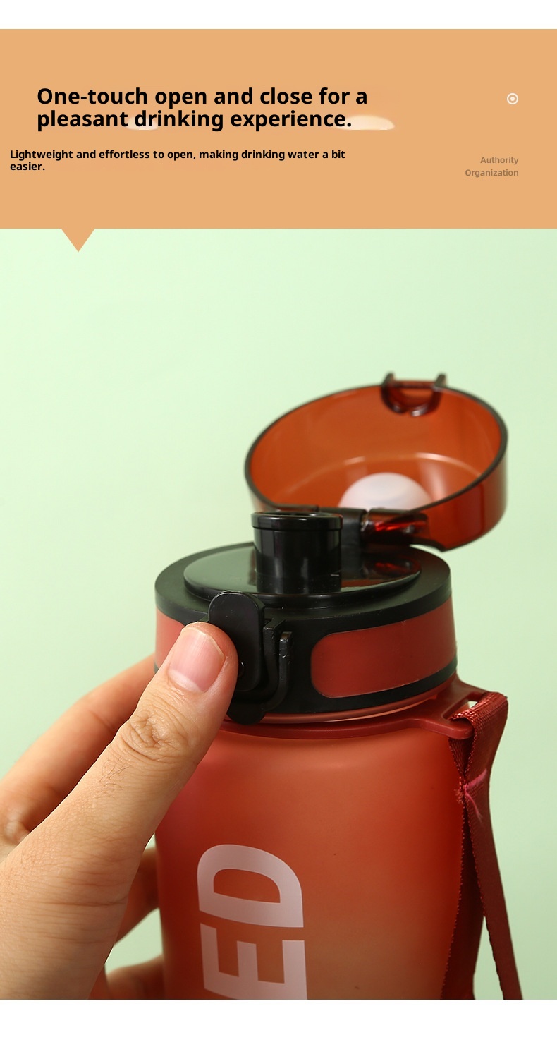 Gradient Single-layer Sports Water Bottle