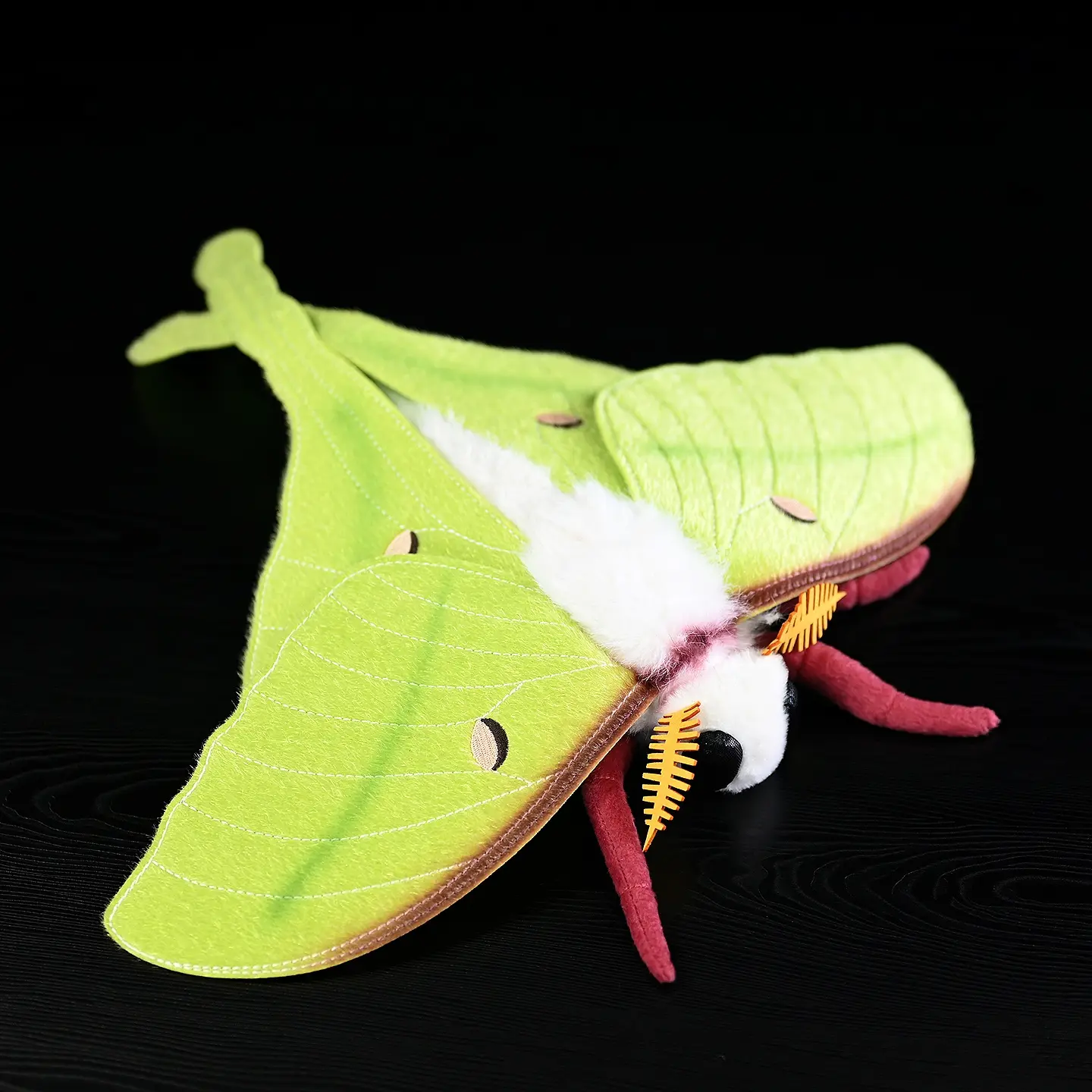 Insect Series Green-Tailed Giant Silkmoth Plush Toy Doll Moth Doll