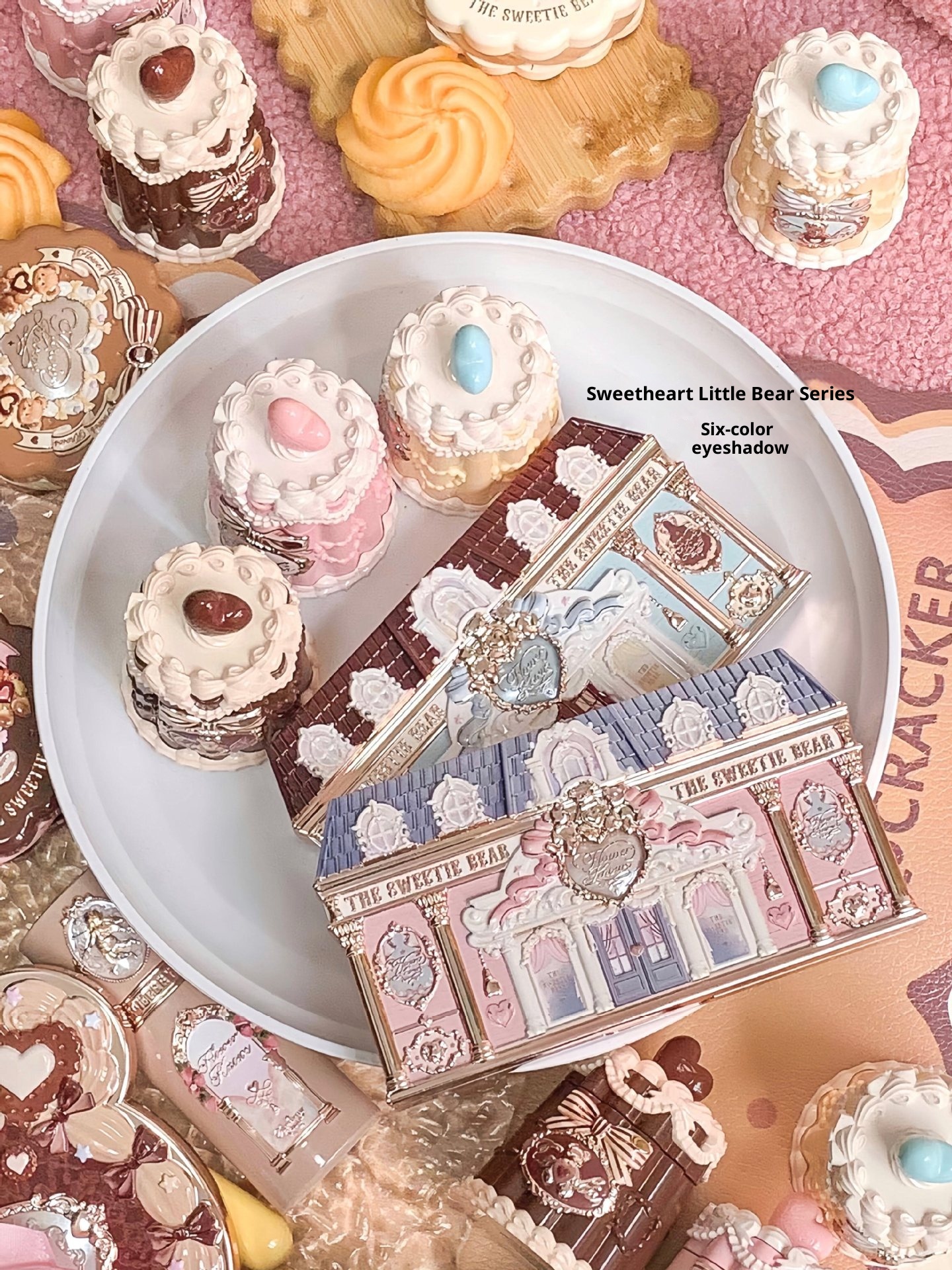 Sweetheart Bear Eyeshadow Palette Matte Shimmer Easy To Use
