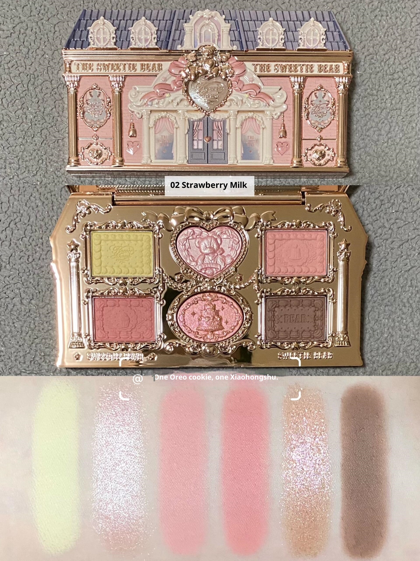 Sweetheart Bear Eyeshadow Palette Matte Shimmer Easy To Use 4