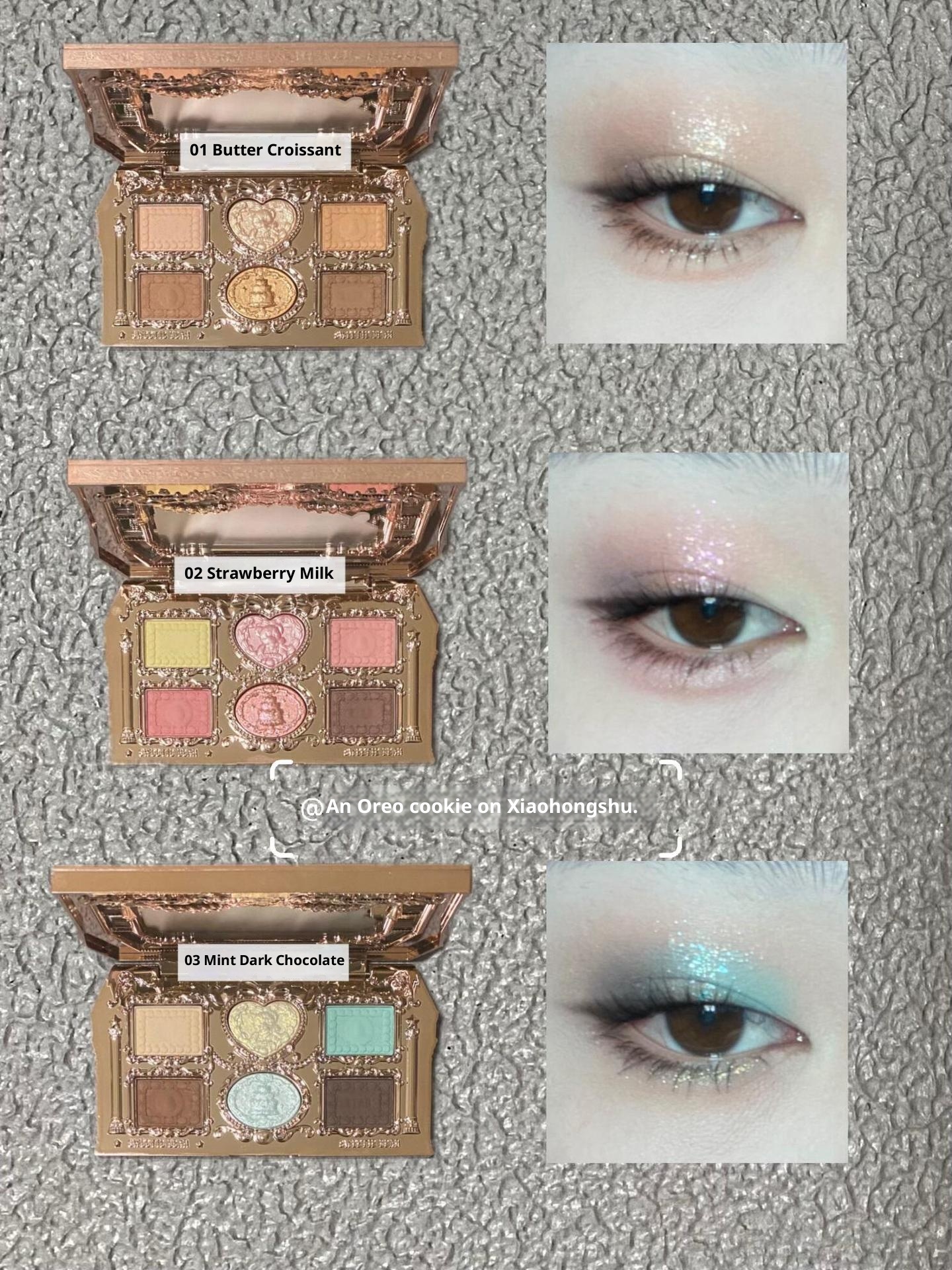 Sweetheart Bear Eyeshadow Palette Matte Shimmer Easy To Use 6