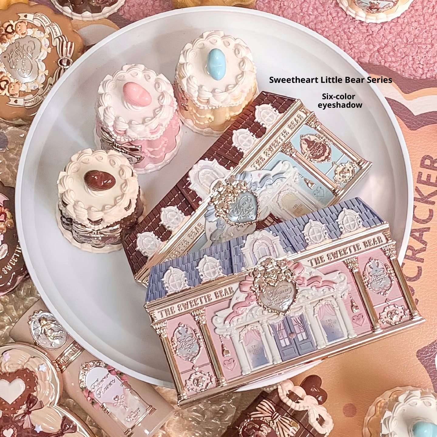 Sweetheart Bear Eyeshadow Palette Matte Shimmer Easy To Use