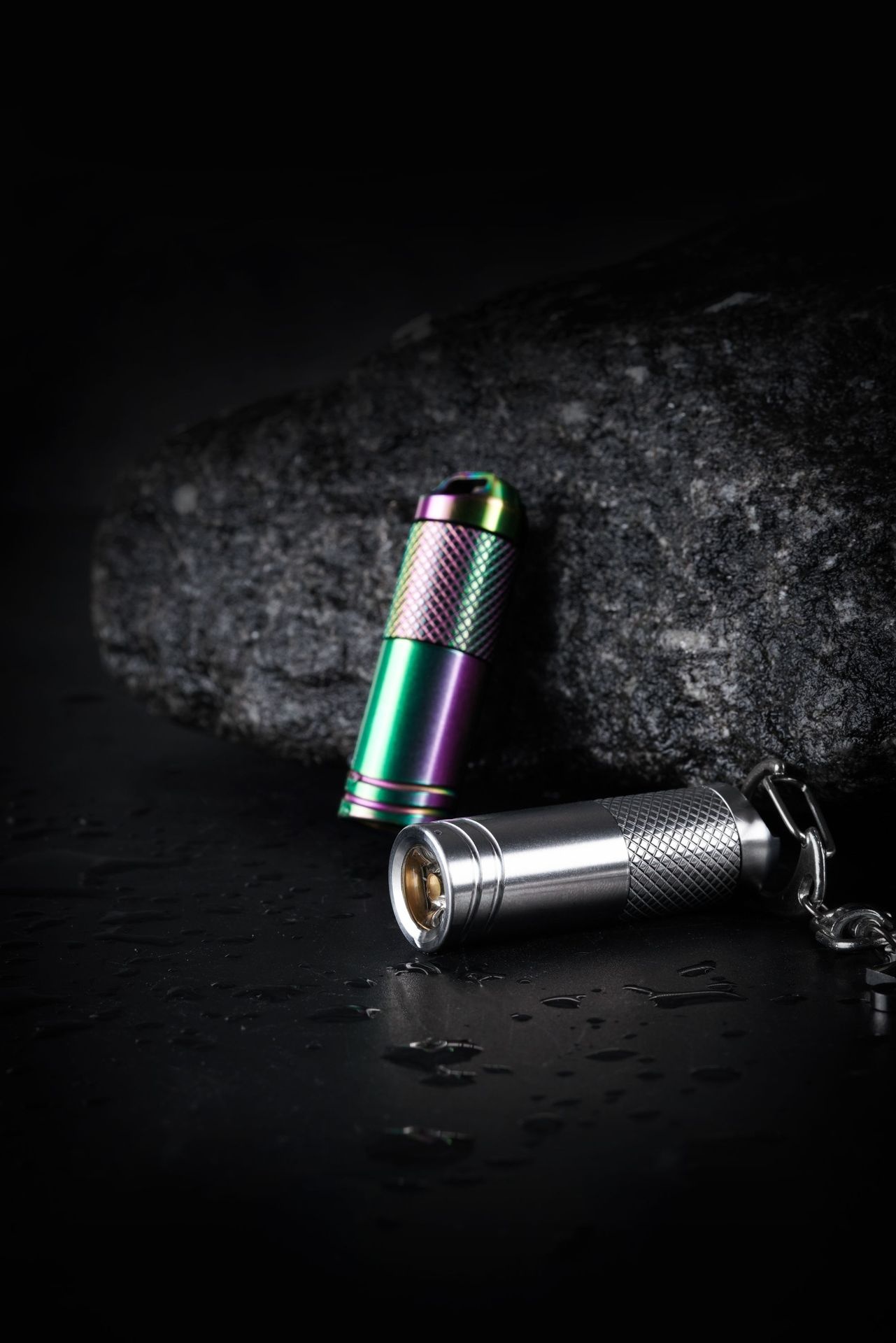 Mini Flashlight Charging Portable Titanium Alloy