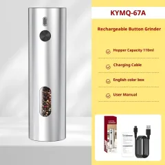 Gravity Sensing Electric Pepper Grinder - Single Kymq67A - View 1