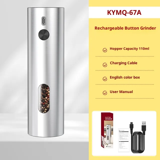 Gravity Sensing Electric Pepper Grinder Single Kymq67A - Shop at LoveMi