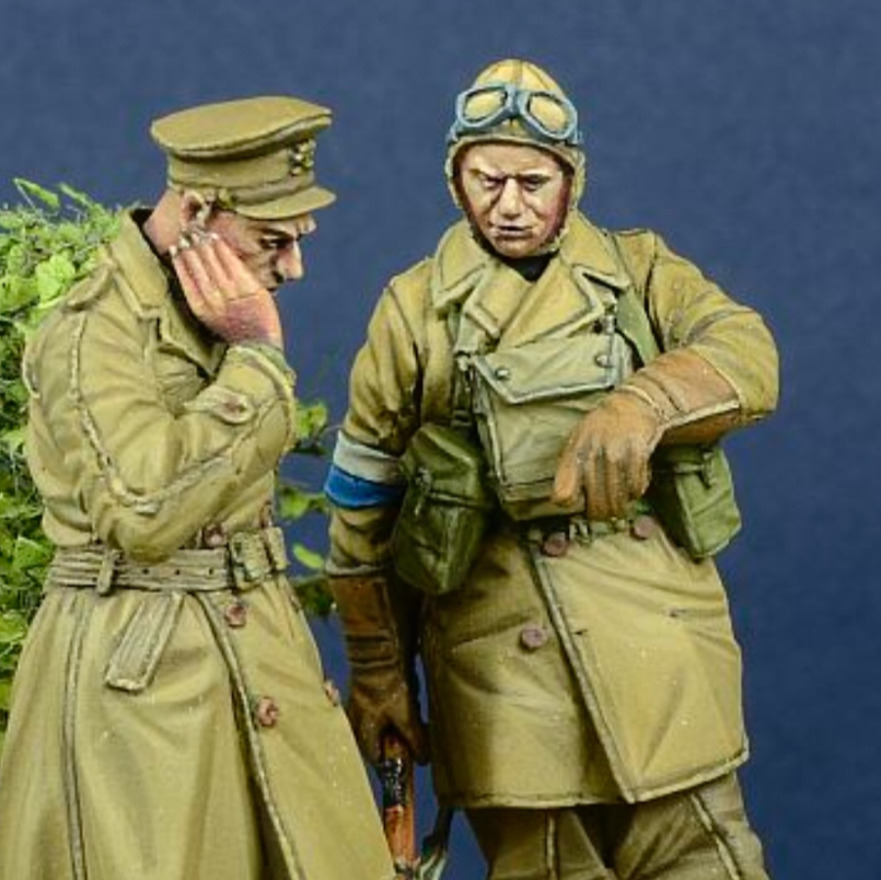 Soldier Plus Table Resin Model, Vivid And Lifelike