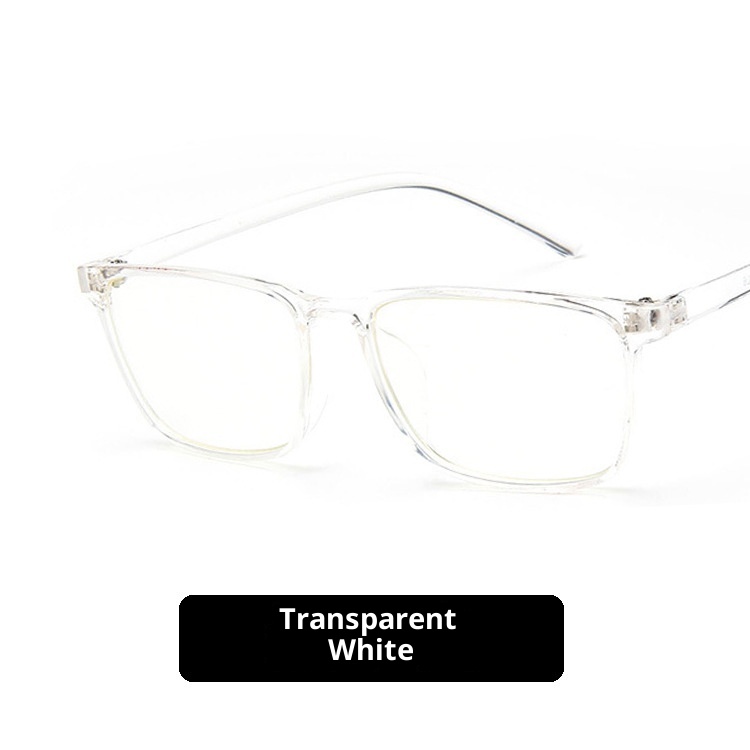Fashion Square Frame Flat Glasses - Image 3