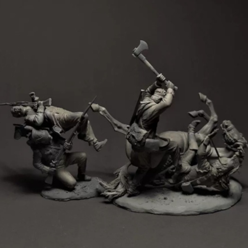 The Resin Model White Film Is Small And Exquisite