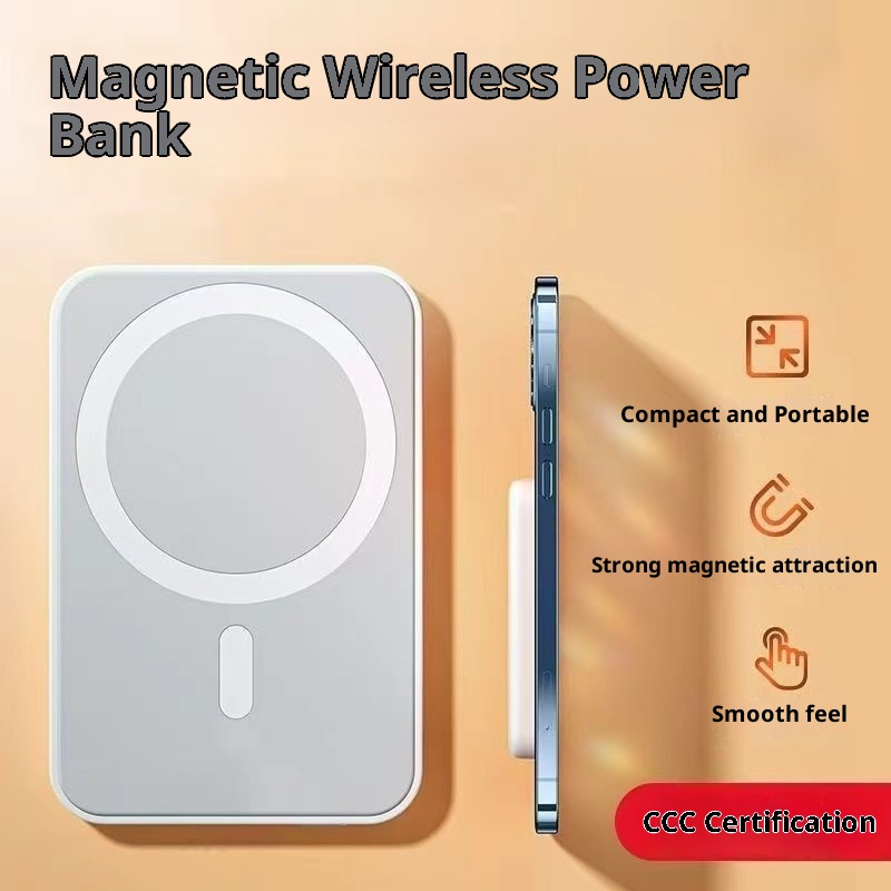 Bi-directional Fast Charging Magnetic Wireless Power Bank