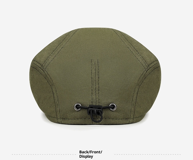 Retro British Canvas Beret Solid Color Minimalist 9 6082df5c 12e2 4f3a 87ee 3a2dbb71895a trans
