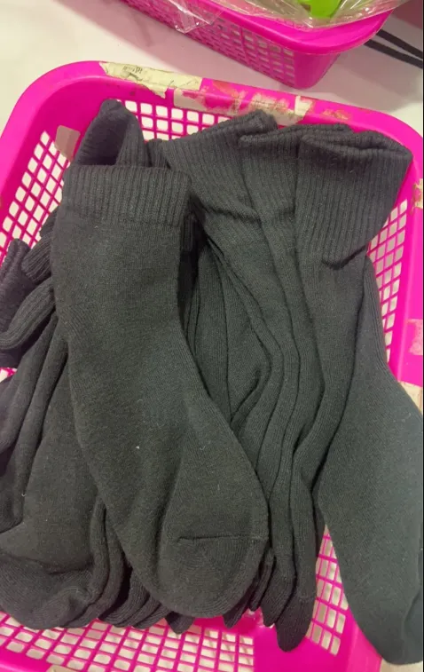 Tube Winter Thickened Maillard Terry Velvt Plush Snow Socks Black - Shop at LoveMi