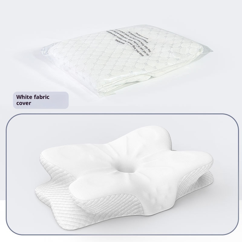 White Medium High Pillow