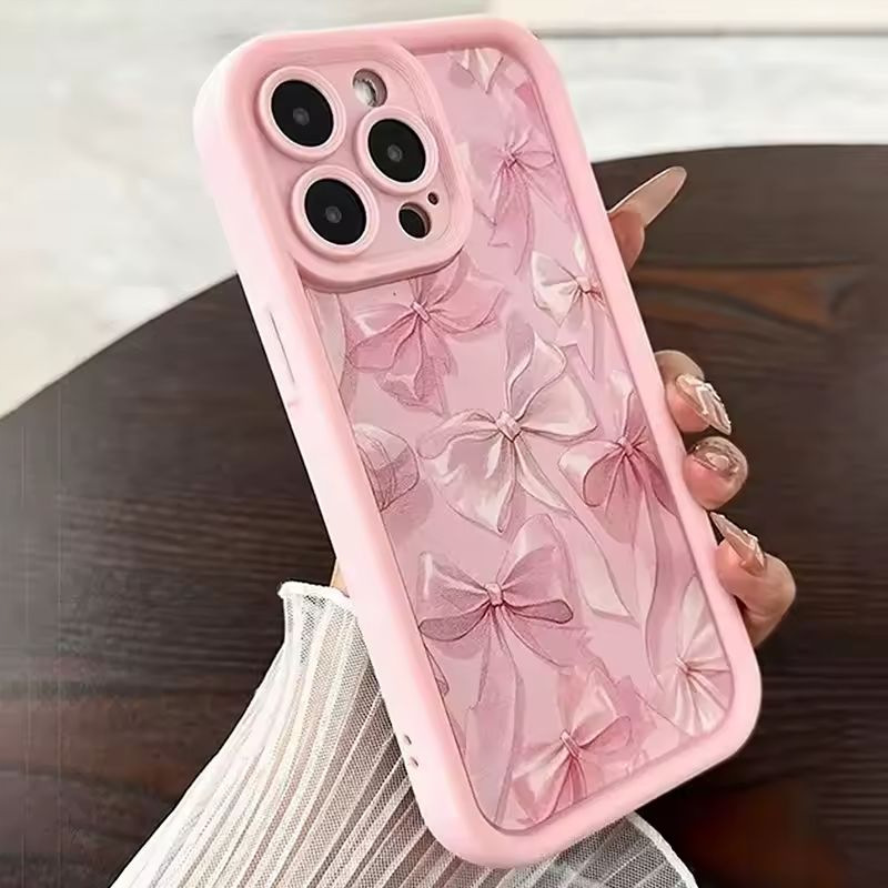 Creative Versatile Casual Bow Silicone Phone Case - Image 4