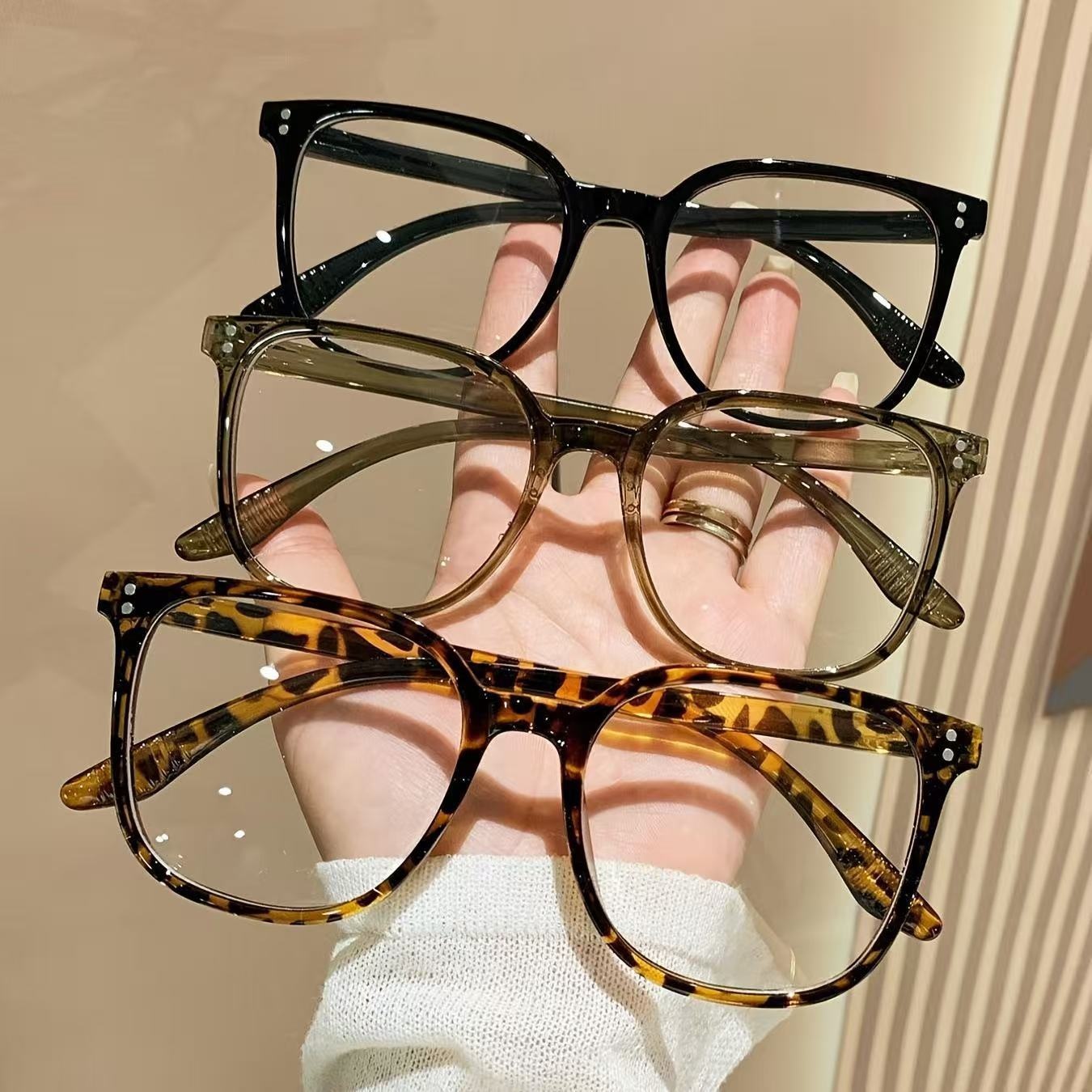 Full-frame Trendy Flat Blue Light Blocking Glasses