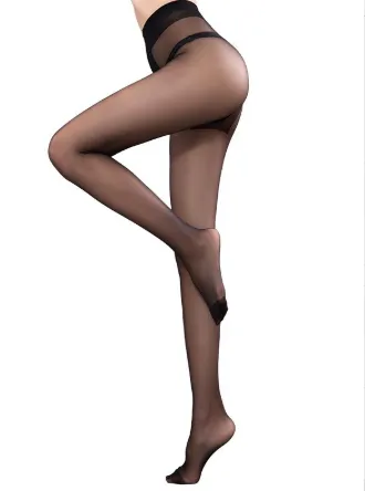Sexy Ultra thin Pantyhose Anti snag Can Be Cut Freely Black - Shop at LoveMi