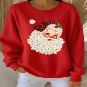Lazy Style Soft Knit Sweater For Women, Autumn And Winter, Thickened - Hyjk555700-L