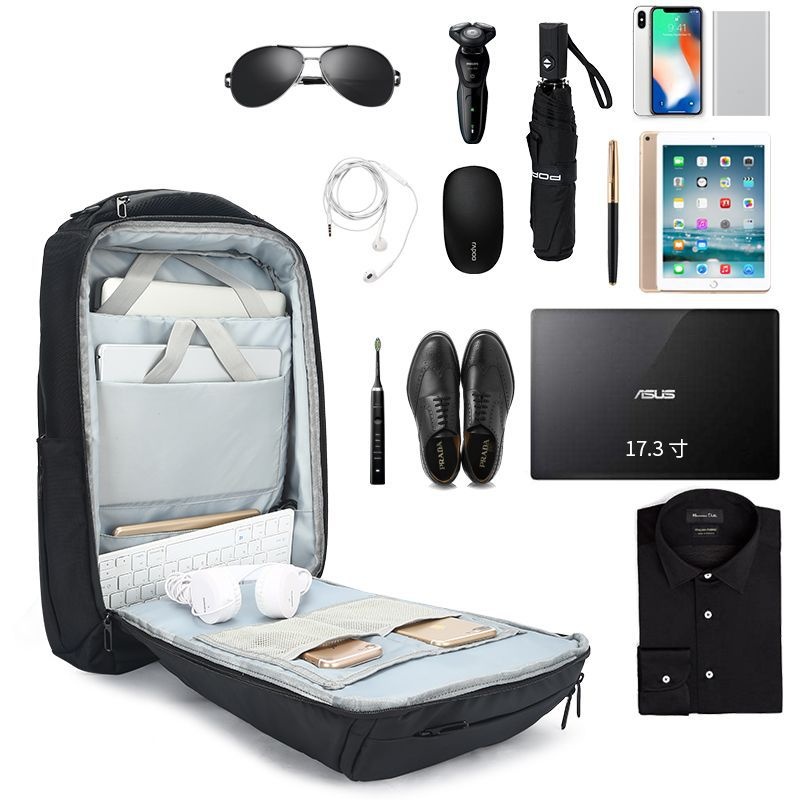 OZUKO Men’s Custom Travelling Backpack | Business Laptop Bag & School Backpack