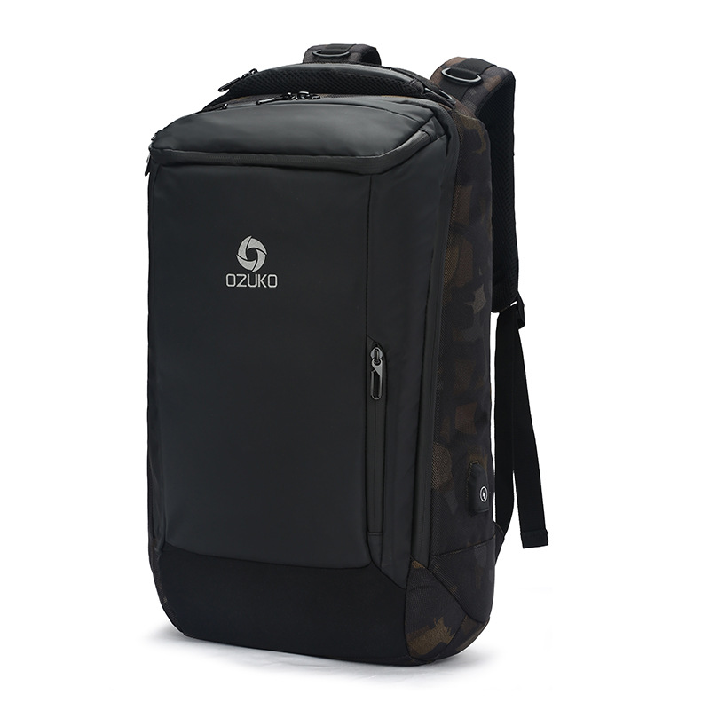OZUKO Men’s Custom Travelling Backpack | Business Laptop Bag & School Backpack