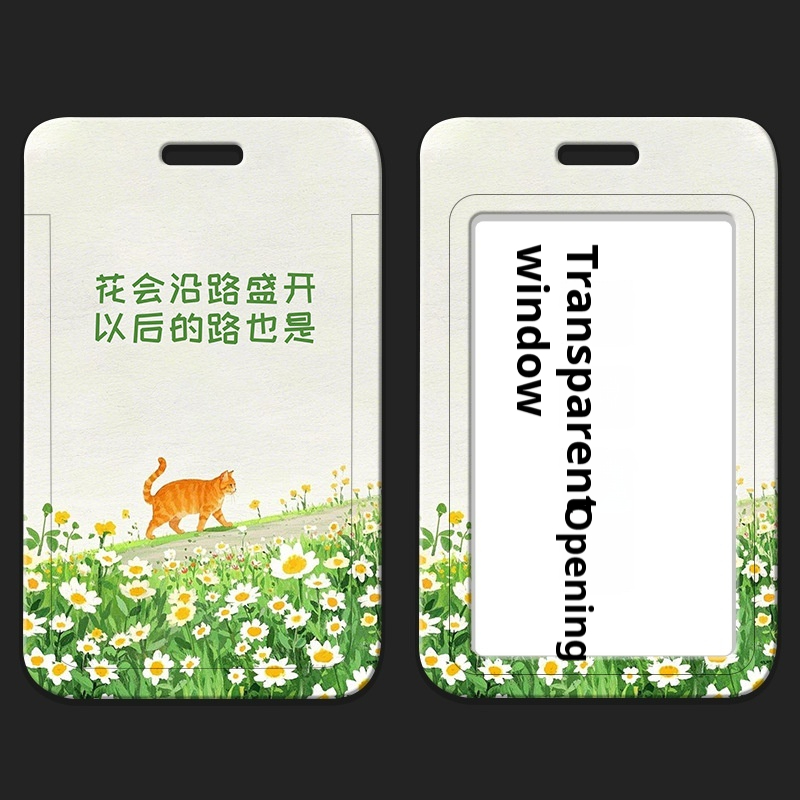 Customized Personal ID Card Holders (Transparent Window)